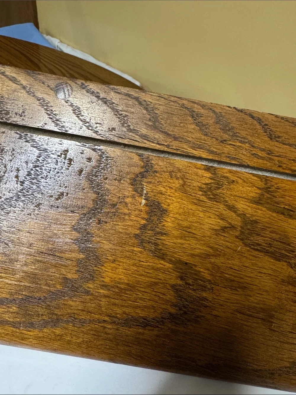 Solid Oak Shelf Heart Hanging Knick Knack Shelf 21” long